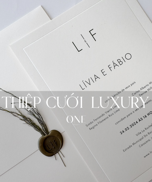Thiệp cưới   Luxury