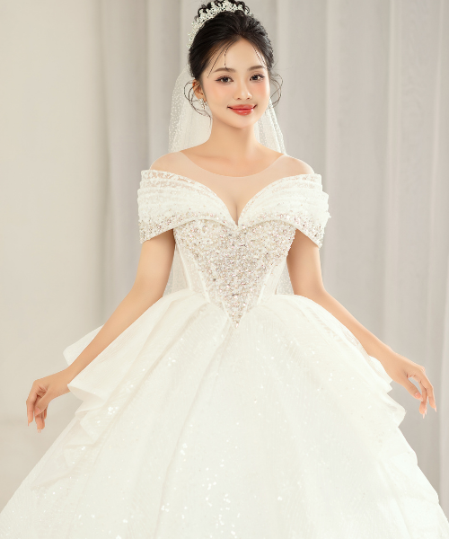 Váy Cưới Rosa - VAT055